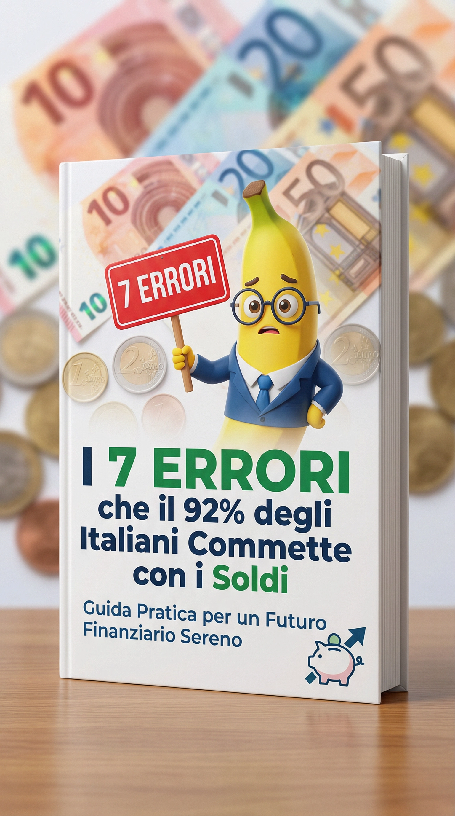 eBook gratuito educazione finanziaria: I 7 Errori che il 92% degli Italiani Commette con la gestione del denaro e gli investimenti